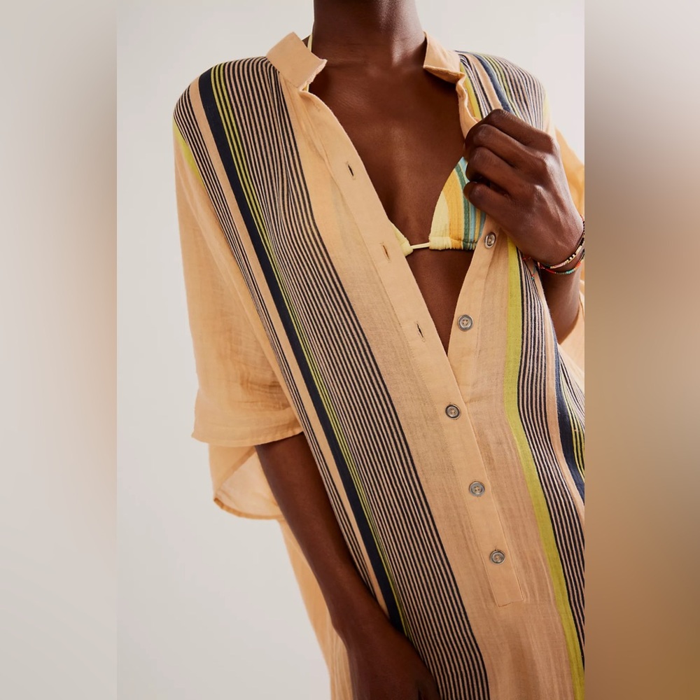 🚫SOLD🚫NWOT! FP Free People Vacation Mode Kaftan Sz OS - Picture 3 of 4